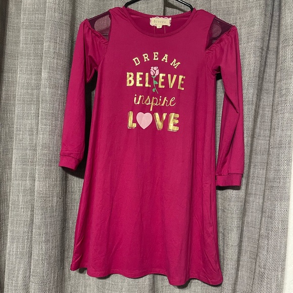 Btween Little Girls Long Sleeve Dress - Picture 1 of 2